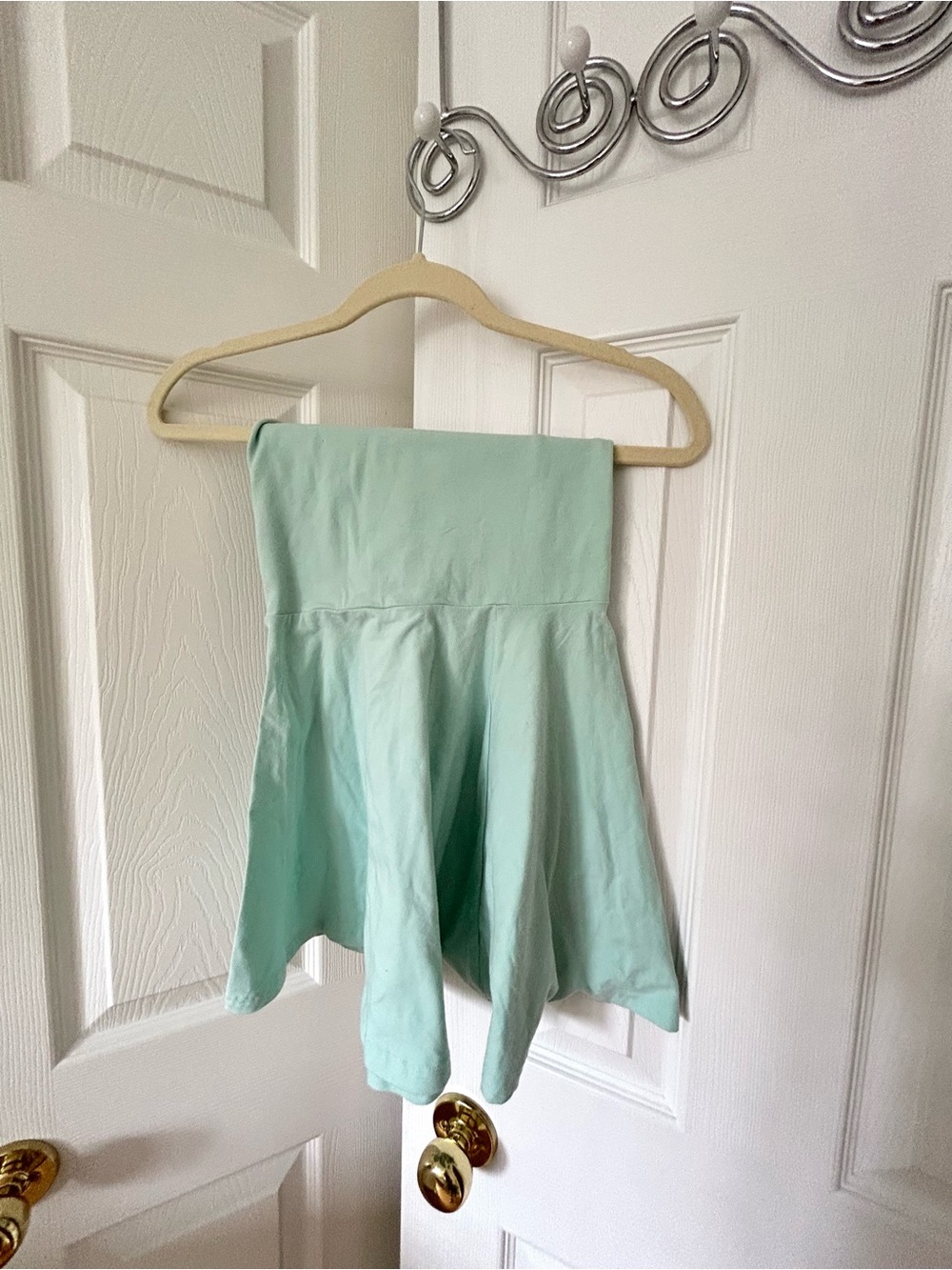 American Apparel Mint Green Skater Skirt